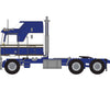 Trainworx N 41062 1970s Kenworth K100 Salem Tractor w/Aerodyne Sleeper Cab - Assembled - Blue White Cars & Trucks