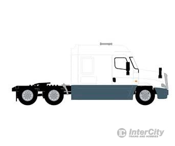 Trainworx N 42532 Freightliner Cascadia Semi Truck - Mid Roof - White Cars & Trucks