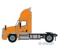 Trainworx N 4258503 Freightliner Cascadia Raised-Roof 2-Axle Semi Tractor - Assembled - Yellow #3 (orange Yellow Logo)