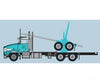 Trainworx N 48088 Kenworth T800 Log Truck with Trailer - Assembled - Robinson (teal white) Cars & Trucks