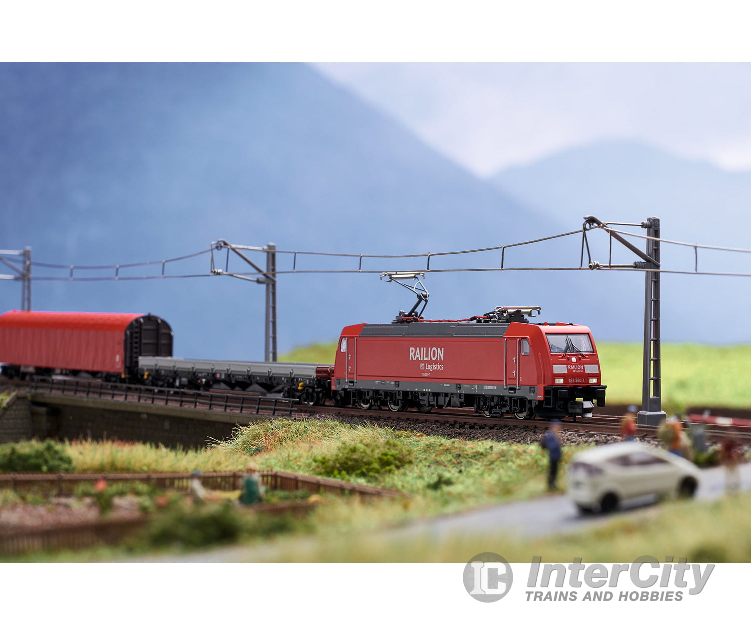 Trix 11145 N ’Freight Train’ Digital Starter Set With A Class 185.2 & Train Sets