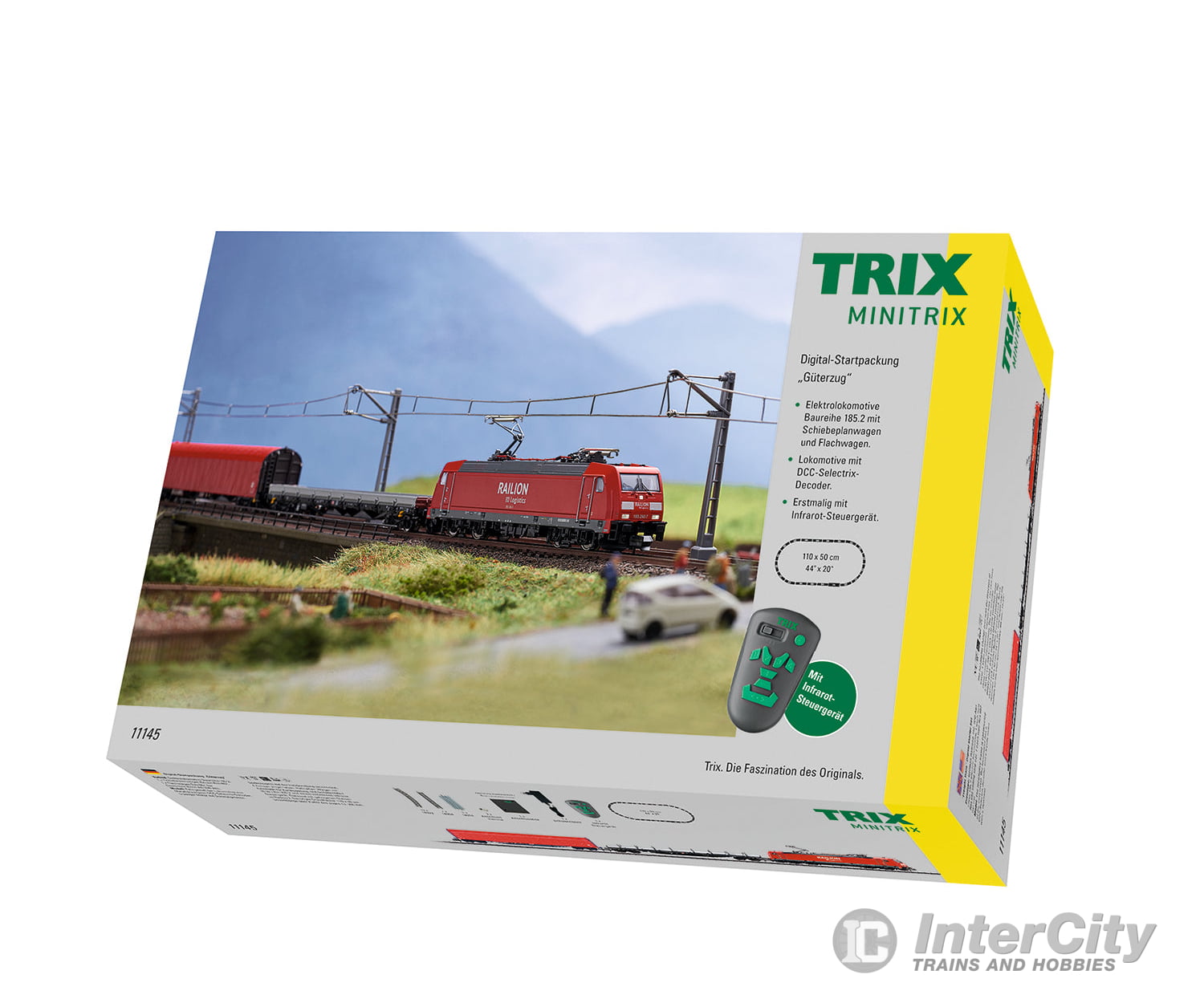Trix 11145 N ’Freight Train’ Digital Starter Set With A Class 185.2 & Train Sets