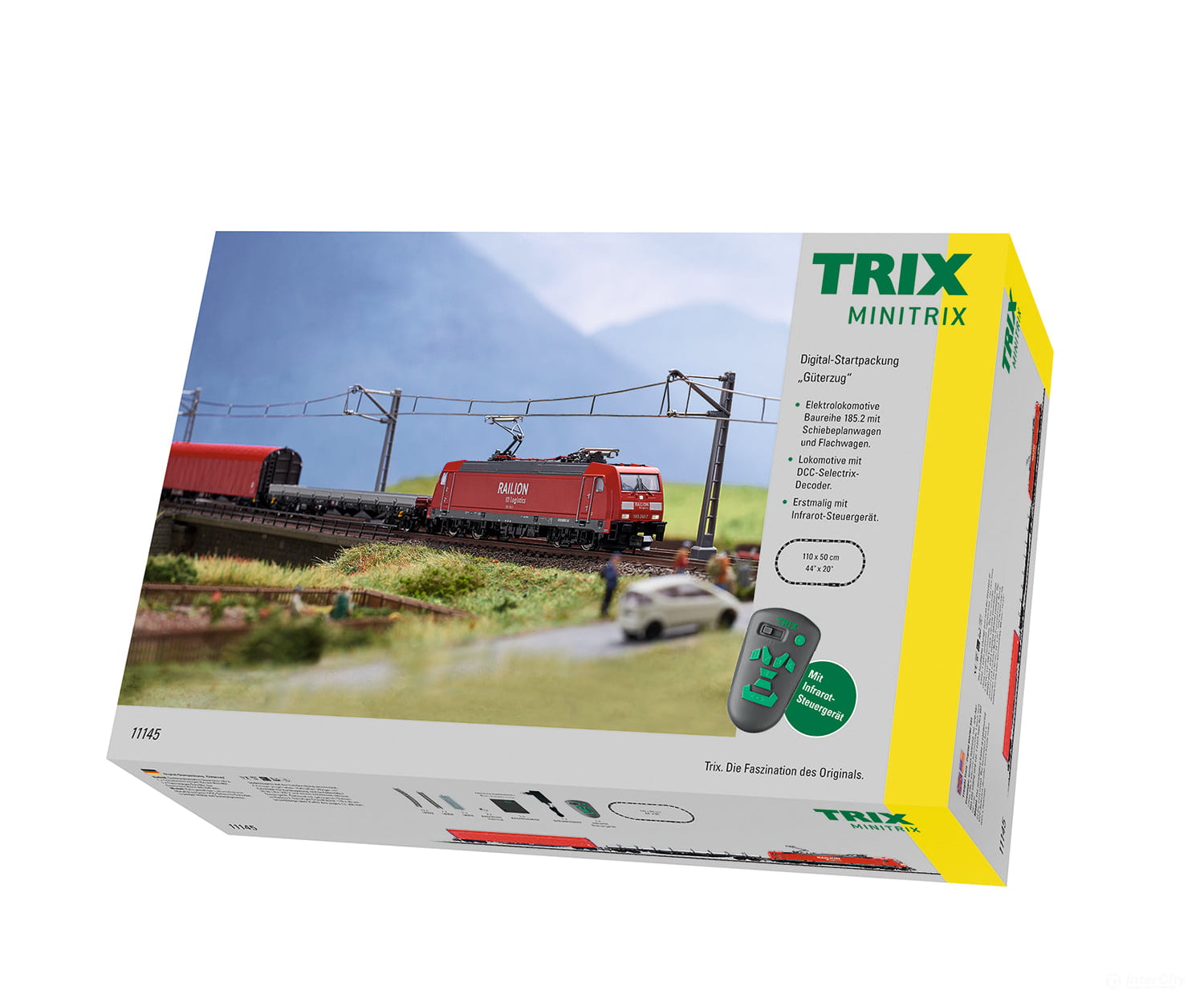 Trix 11145 N ’Freight Train’ Digital Starter Set With A Class 185.2 & Train Sets
