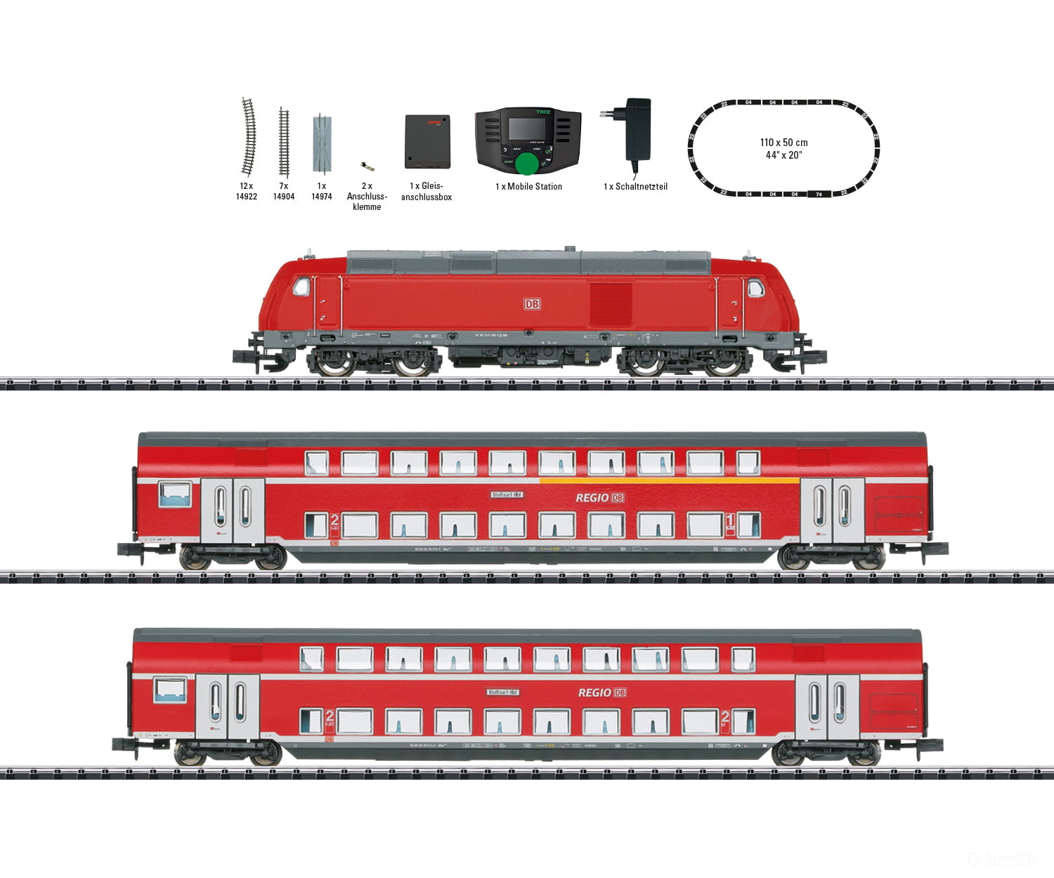 Trix 11148 N Db Ag ’Regional Express’ Digital Starter Set & Train Sets