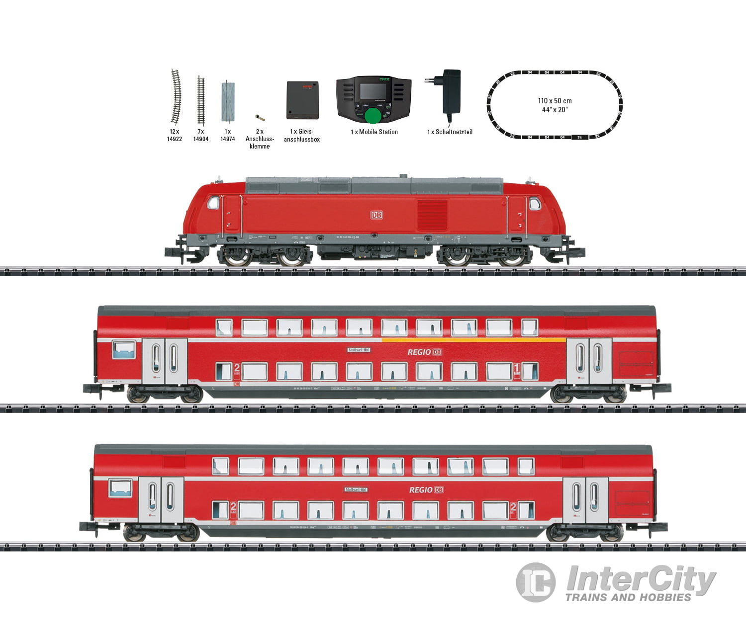 Trix 11148 N Db Ag ’Regional Express’ Digital Starter Set & Train Sets