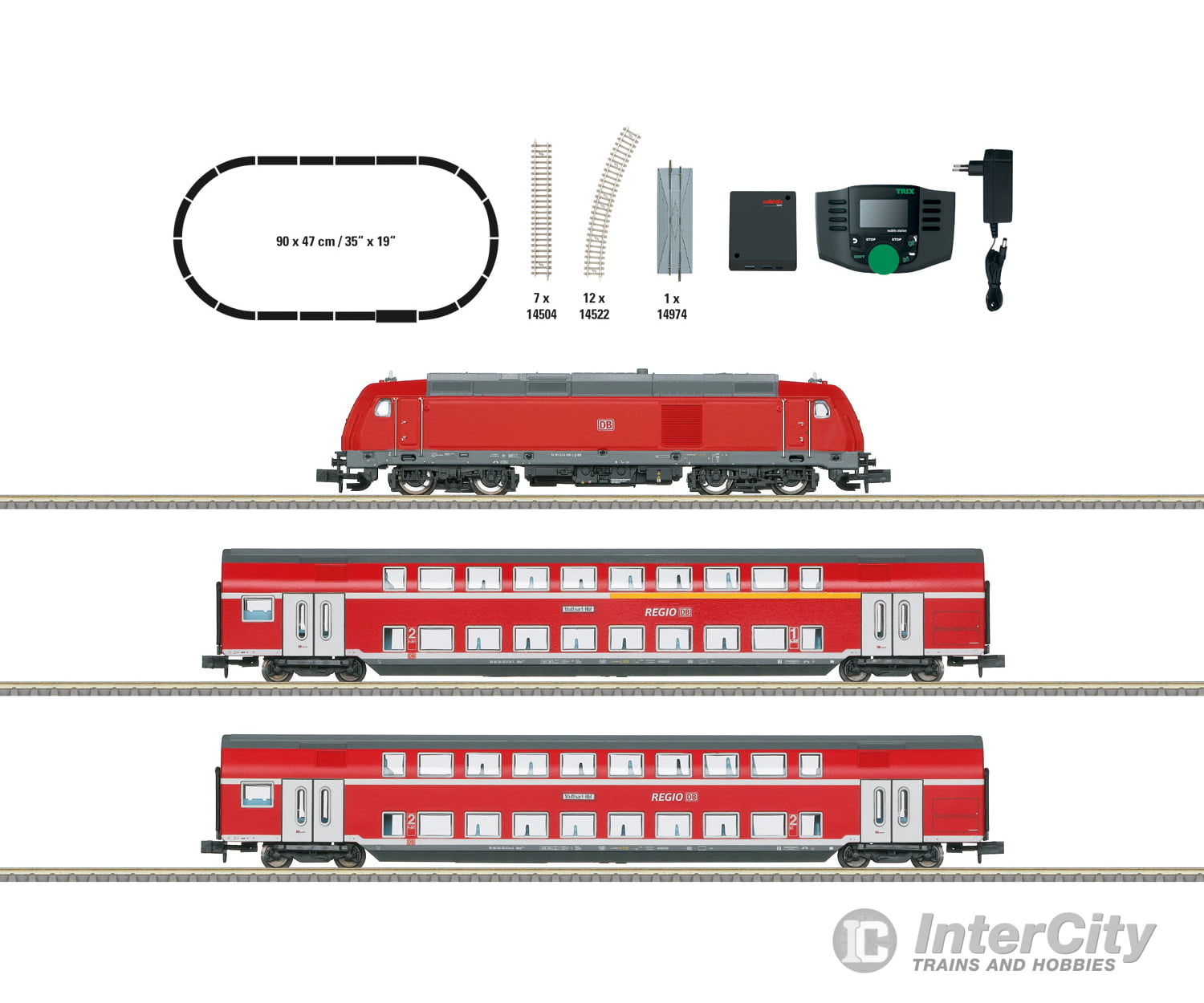Trix 11164 N DB AG ’Regional Express’ Digital Starter Set MFX DCC/Sound Starter & Train Sets