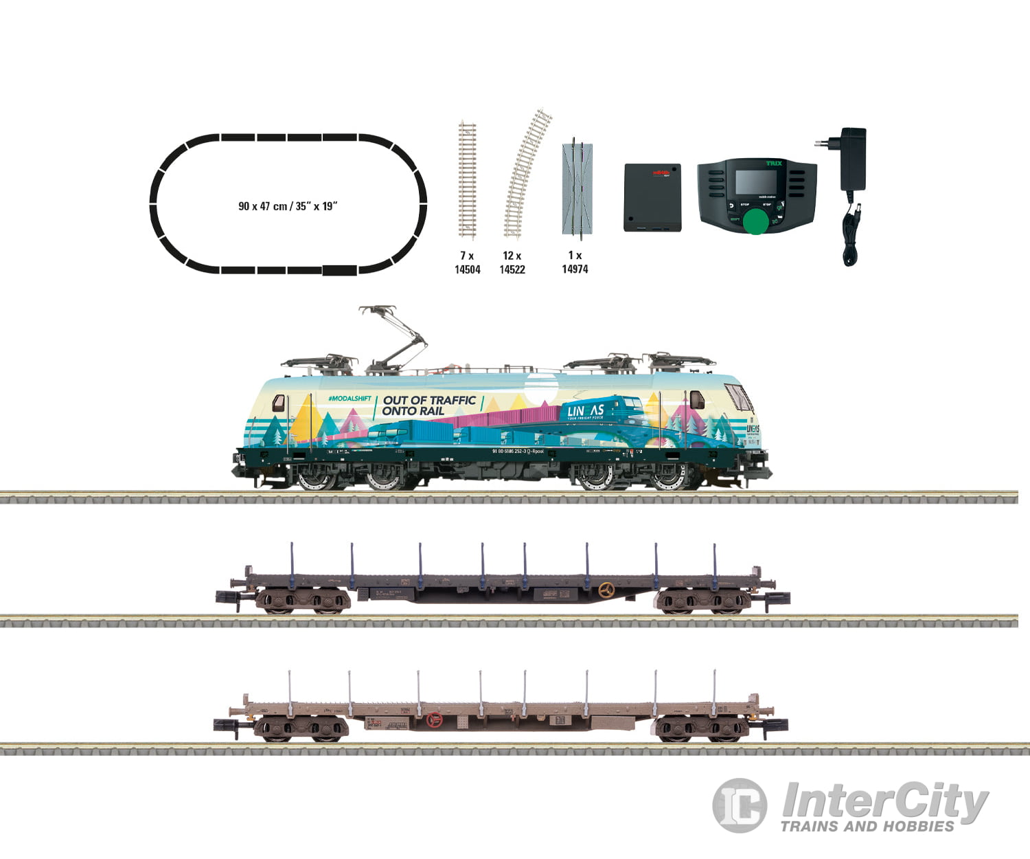 Trix 11165 N CFL ’Freight Train’ Digital Starter Set MFX DCC/Sound Starter & Train Sets