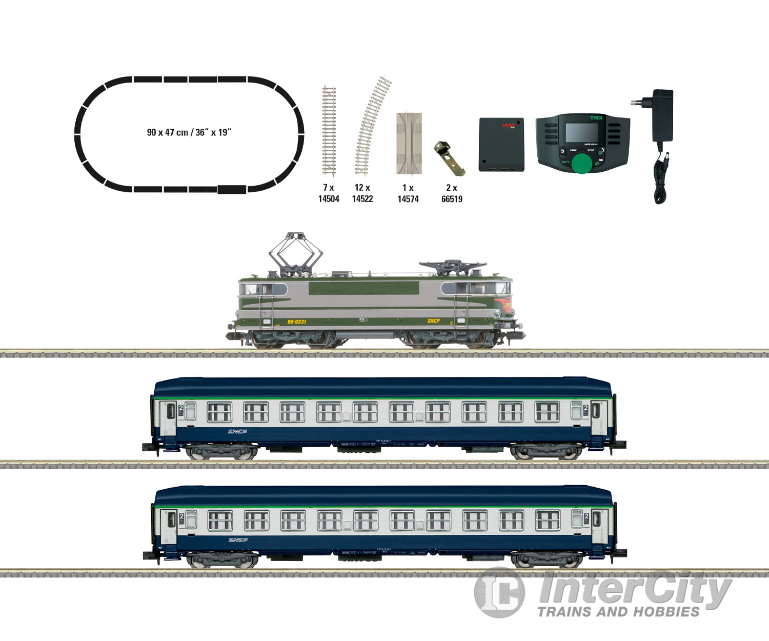 Trix 11168 N SNCF ’Express Train’ Digital Starter Set MFX DCC/Sound Starter & Train Sets