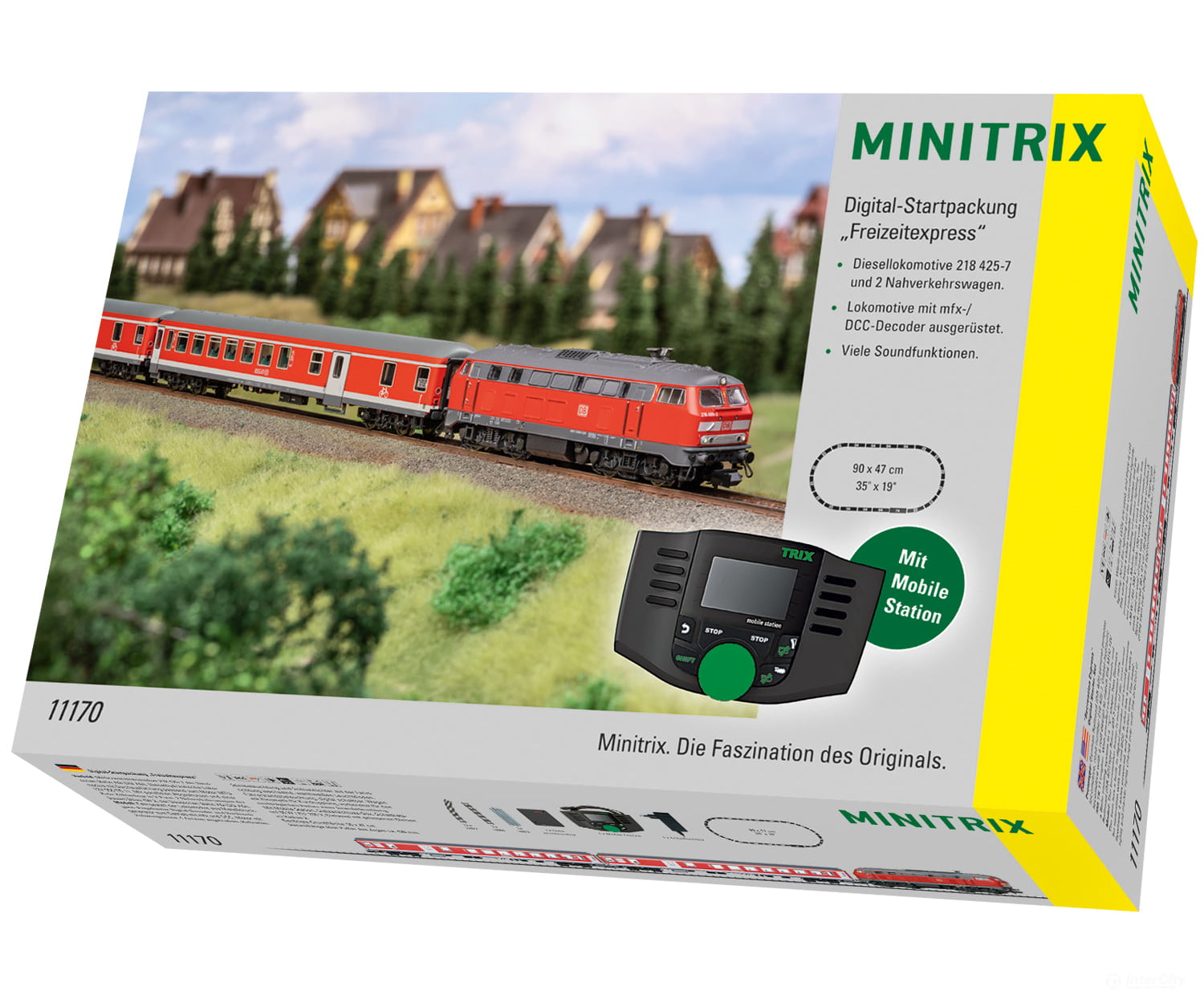 Trix 11170 N DB AG ’Recreation Express’ Digital Starter Set MFX DCC/Sound - European Freight Cars