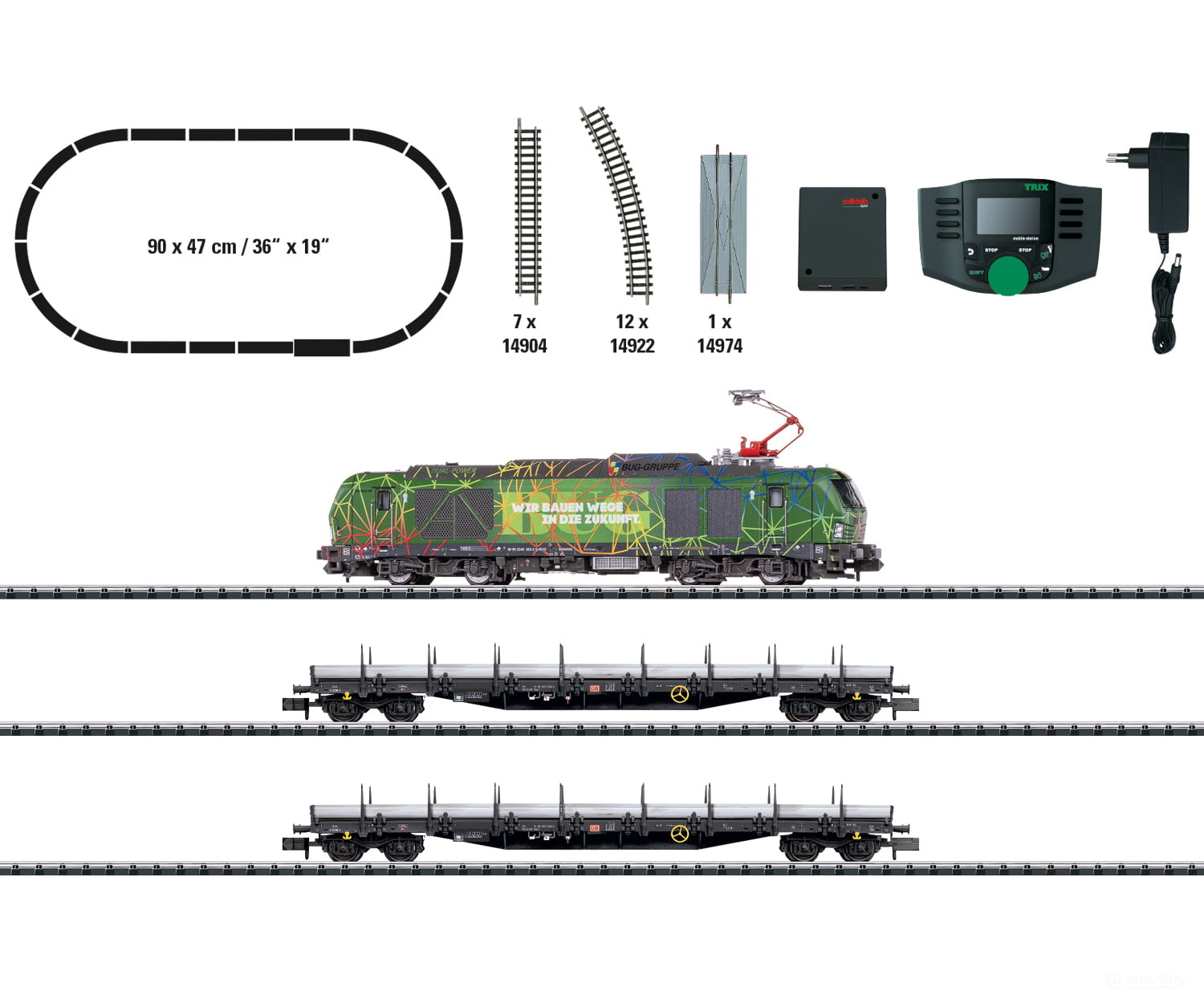 Trix 11171 N DB AG ’Freight Train’ Starter Set MFX DCC/Sound - Starter & Train Sets