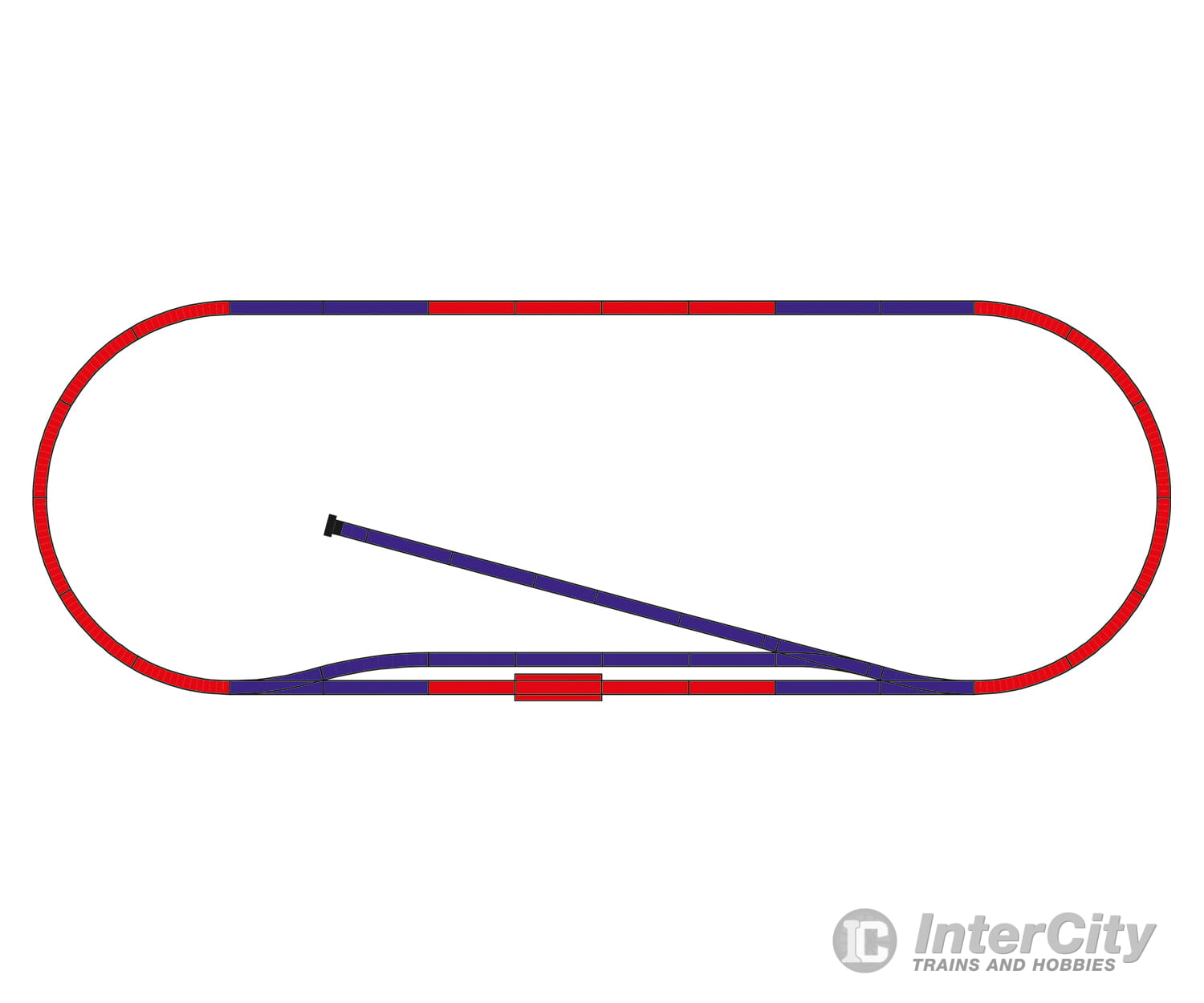 Trix 14321 N B1 Track Extension Set & Turnouts