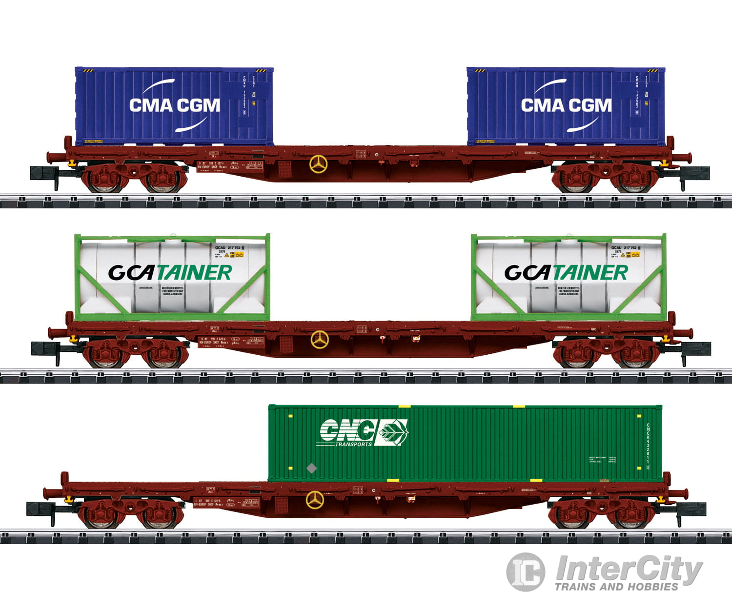 Trix 15072 Type Rs Container Flat Car Set - Default Title (IC-TRIX-15072)