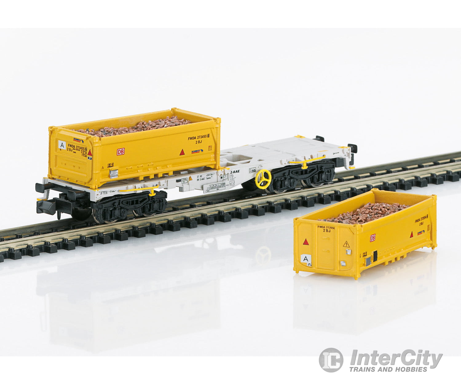 Trix 15075 Type Sgmmns 190 Container Flat Car Set - Default Title (IC-TRIX-15075)