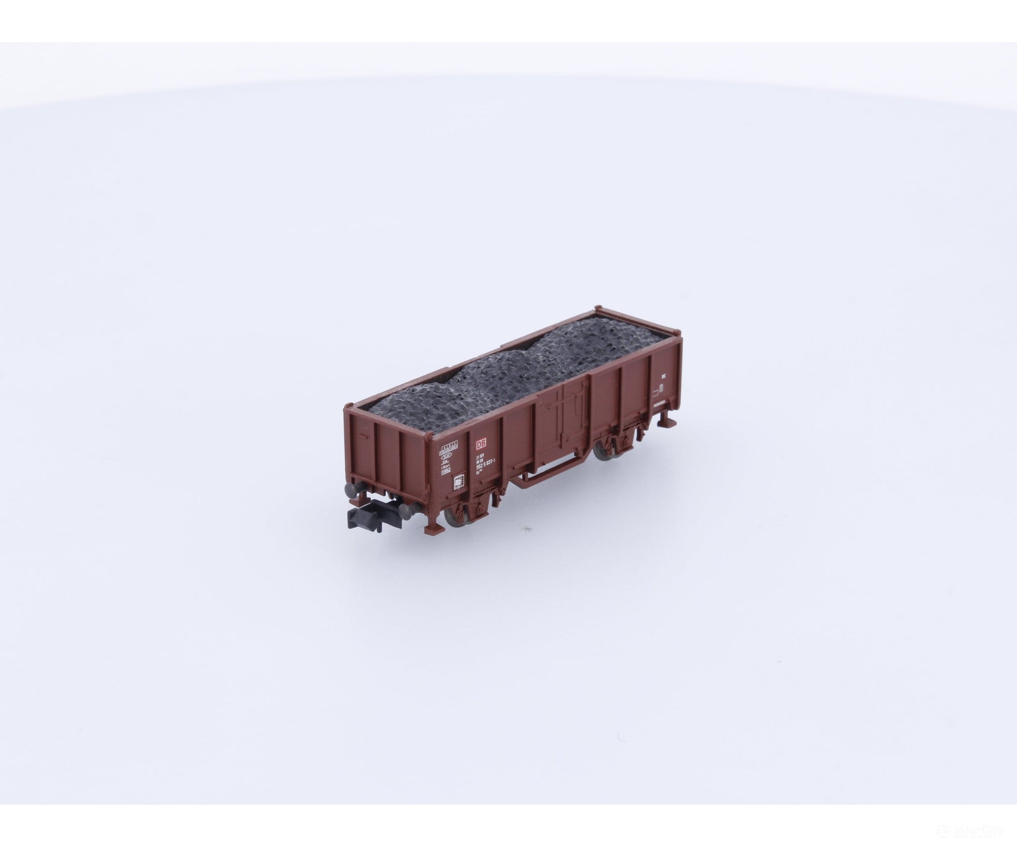 Trix 15296 N DB-AG High Side Gondola with Coal Load European Freight Cars