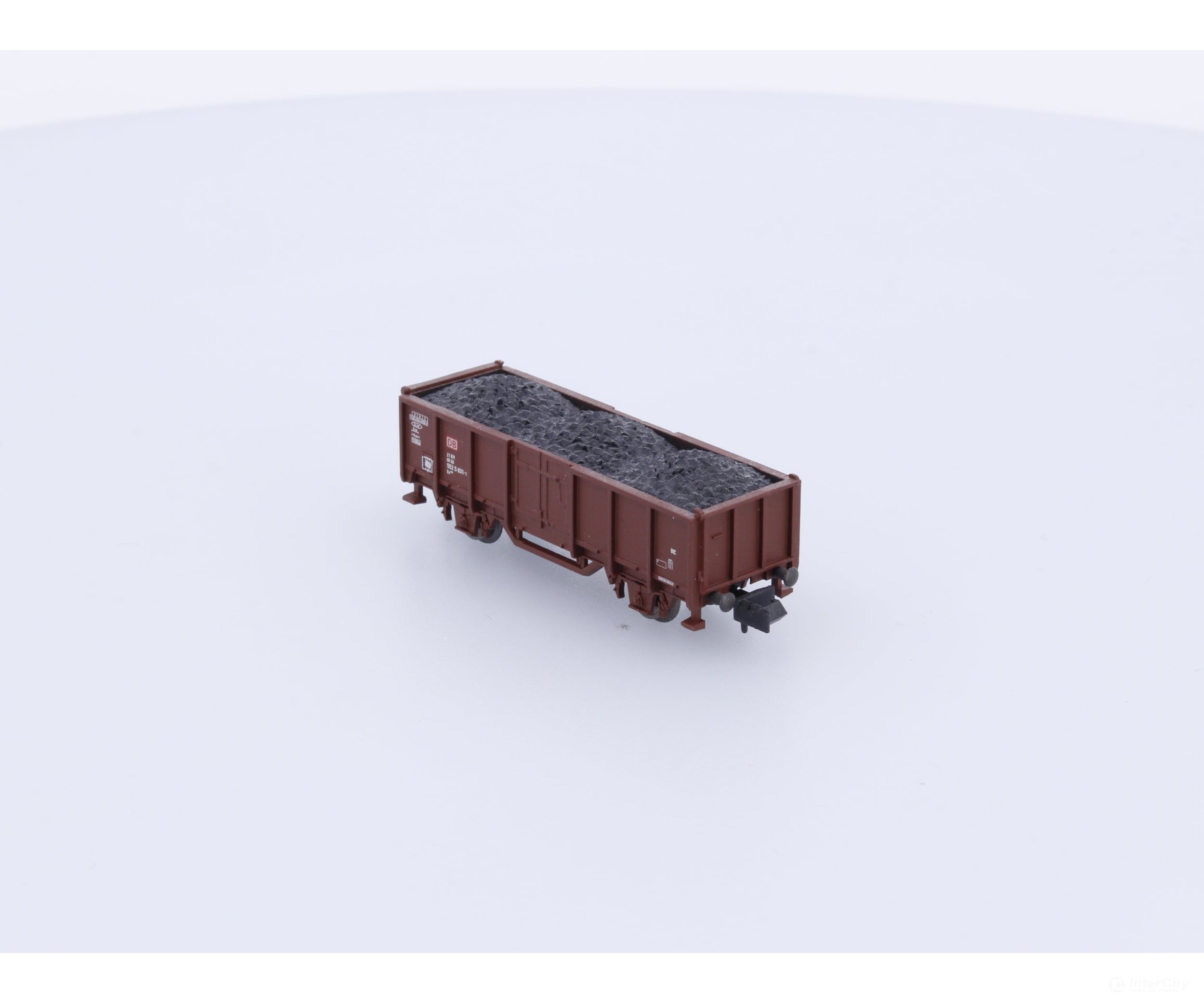 Trix 15296 N DB High Side Gondola with Coal Load European Freight Cars