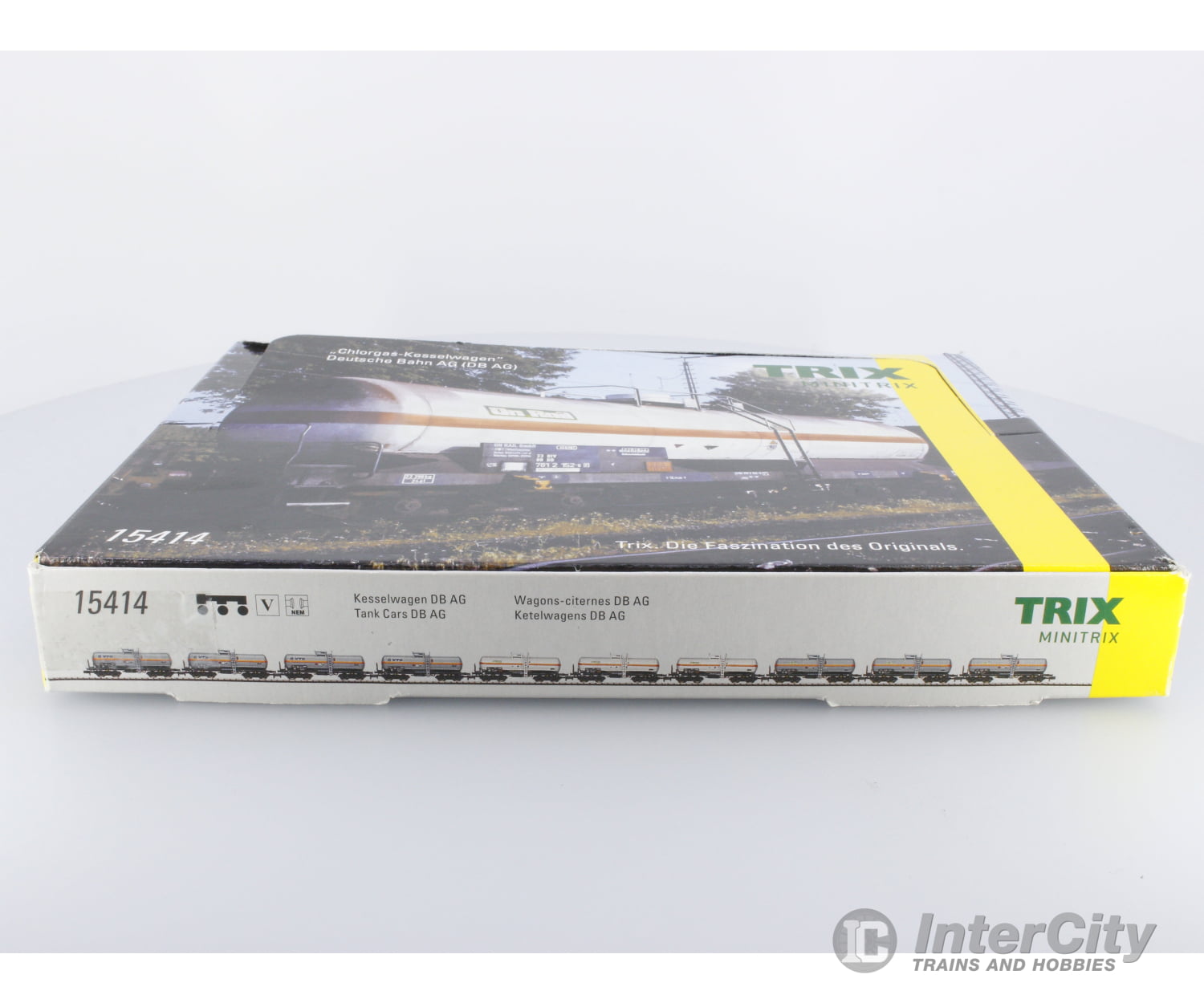 Trix 15414 N Db Vtg/On Rail Chlorine Gas Tank Car 10 Piece Set Db-Ag European Freight Cars