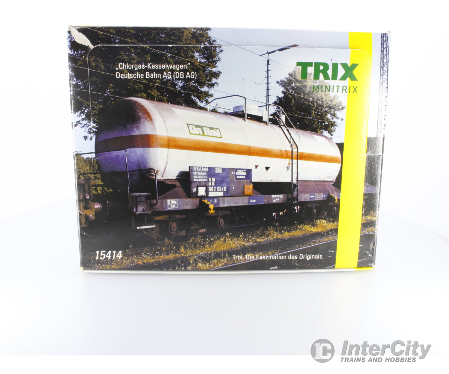 Trix 15414 N Db Vtg/On Rail Chlorine Gas Tank Car 10 Piece Set Db-Ag European Freight Cars