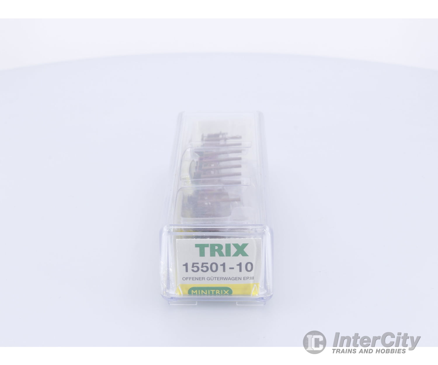 Trix 15501-10 N DB Stake Car European Freight Cars