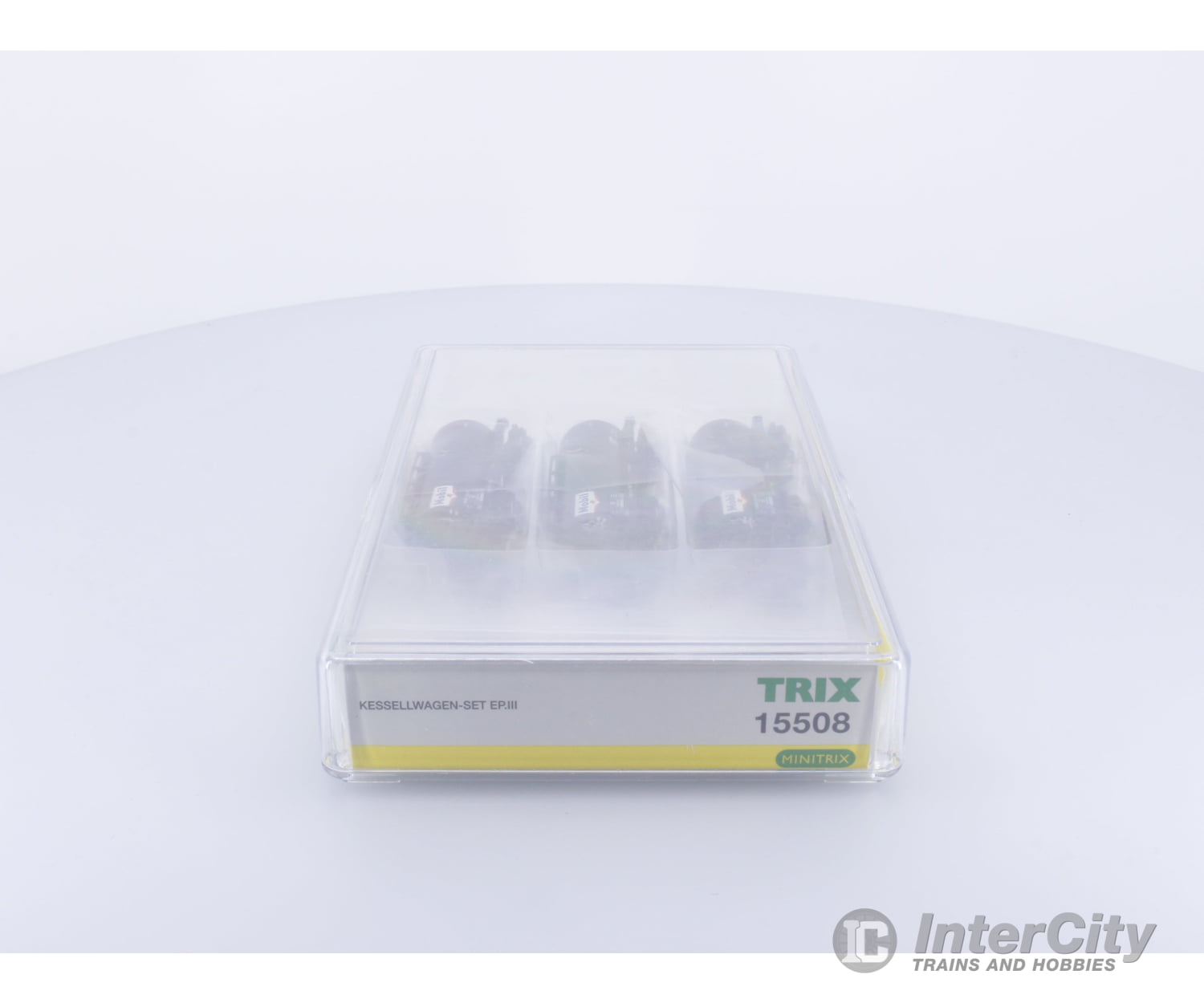 Trix 15508 N DB 3 Piece Tank Car Set European Freight Cars