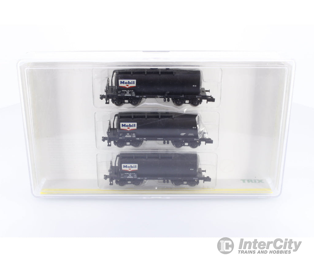 Trix 15508 N DB 3 Piece Tank Car Set European Freight Cars