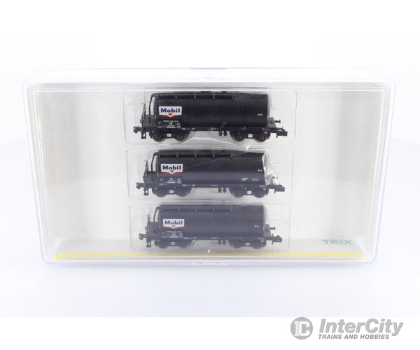 Trix 15508 N DB 3 Piece Tank Car Set European Freight Cars