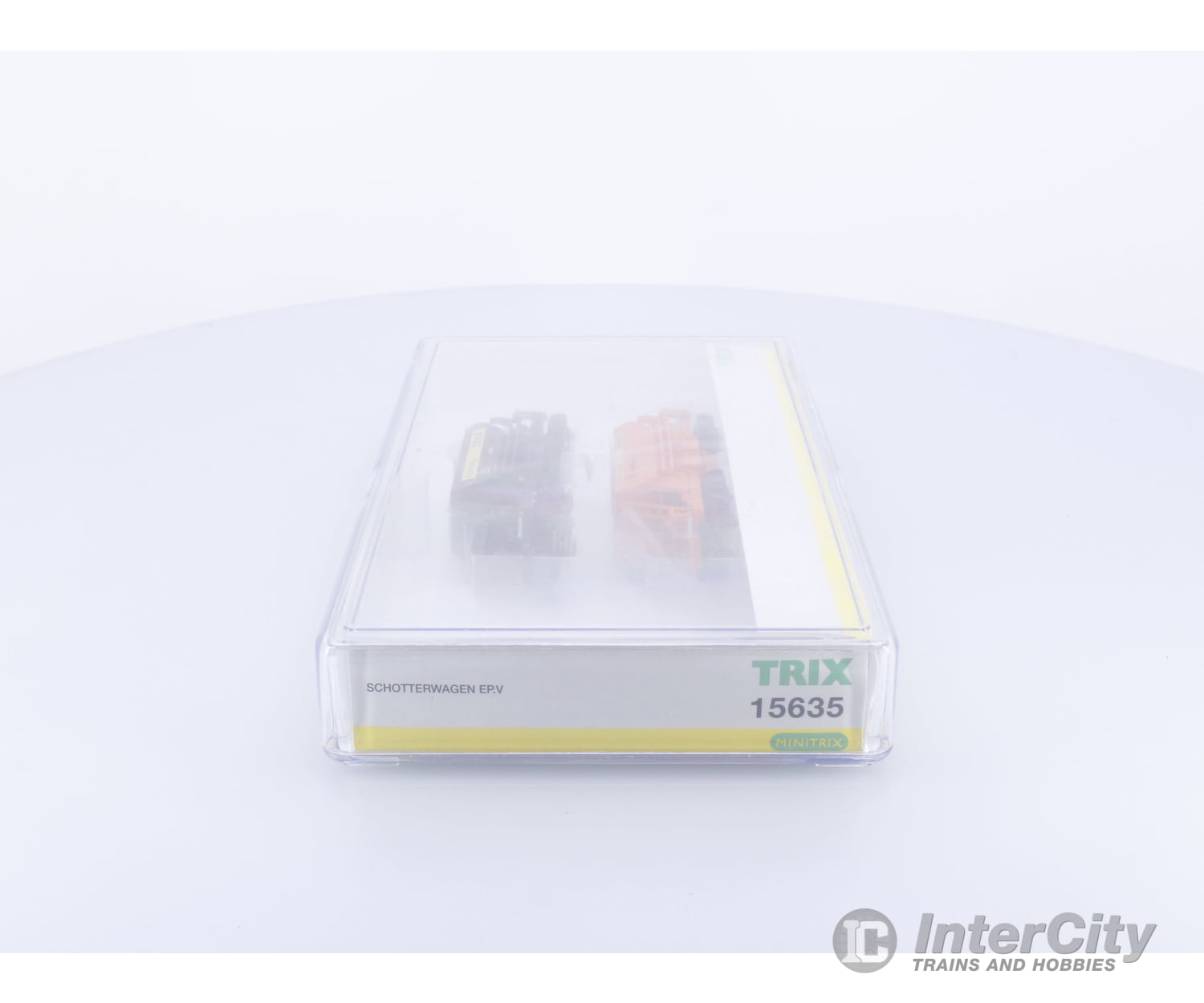 Trix 15635 N OBB Ballast Car Set European Freight Cars