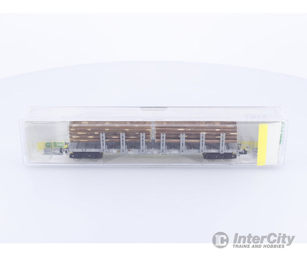 Trix 15647 N SBB-CFF-FFS Stake Car with Log Load (#1) European Freight Cars