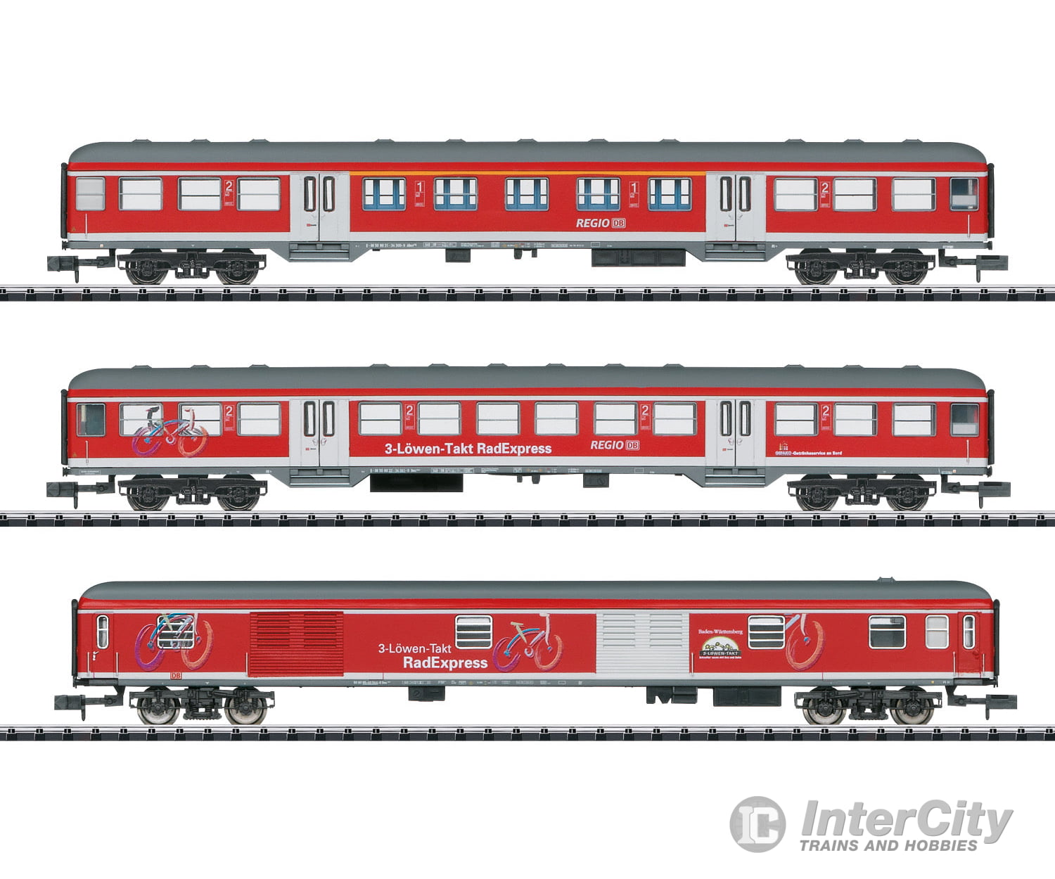 Trix 15884 Bicycle Express Passenger Car Set - Default Title (IC-TRIX-15884)