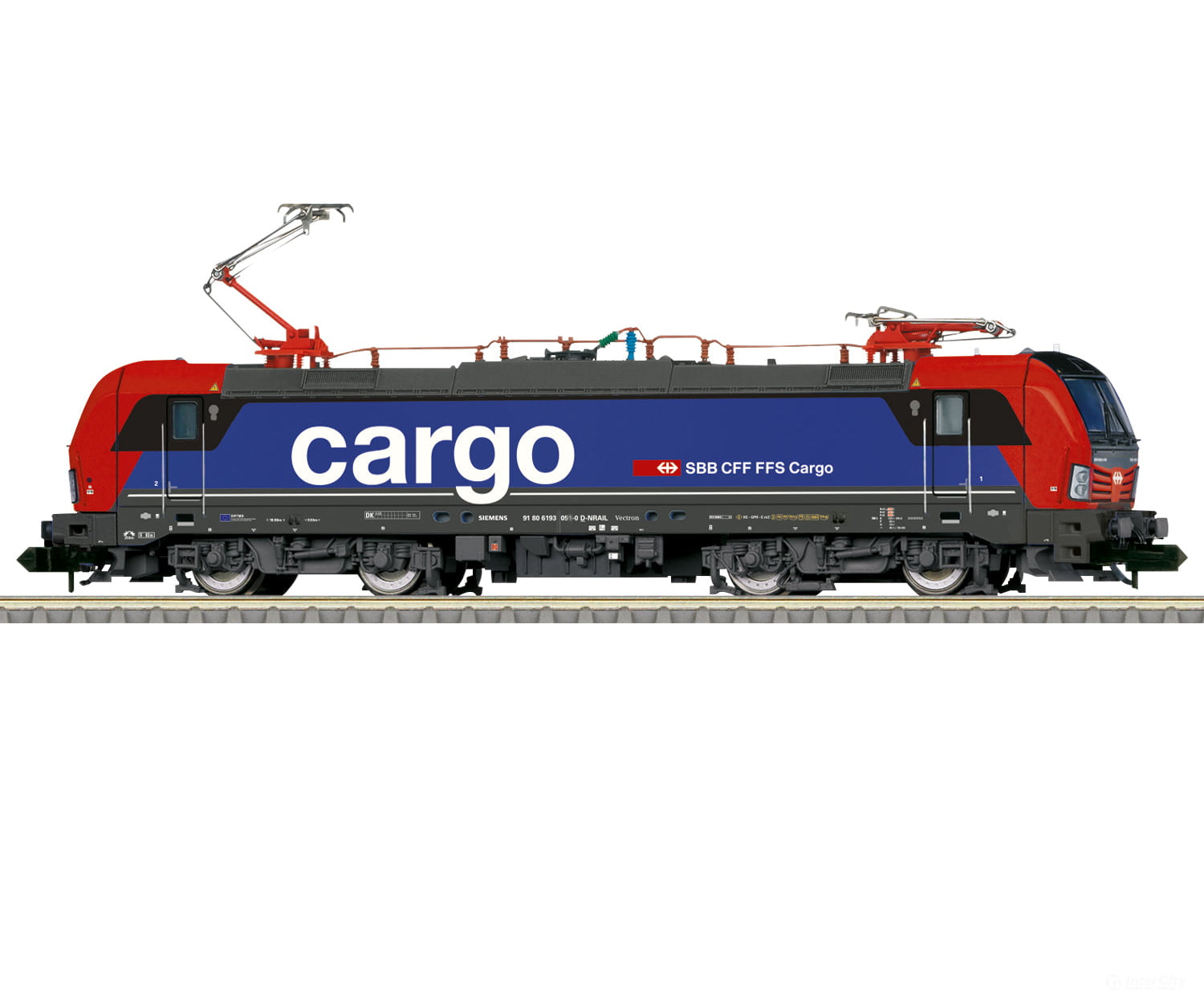 Trix 16837 N Class 193 Electric Locomotive Mfx Dcc/Sound European Locomotives