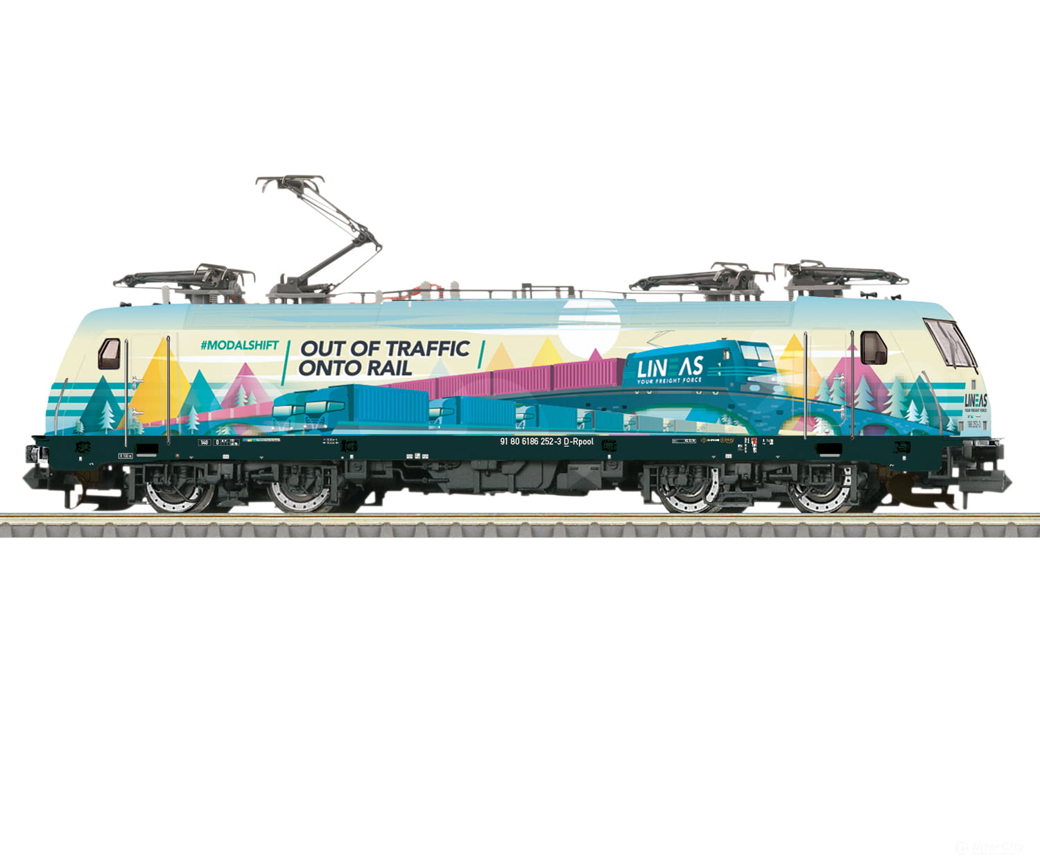 Trix 16877 N Class 186 Electric Locomotive European Locomotives