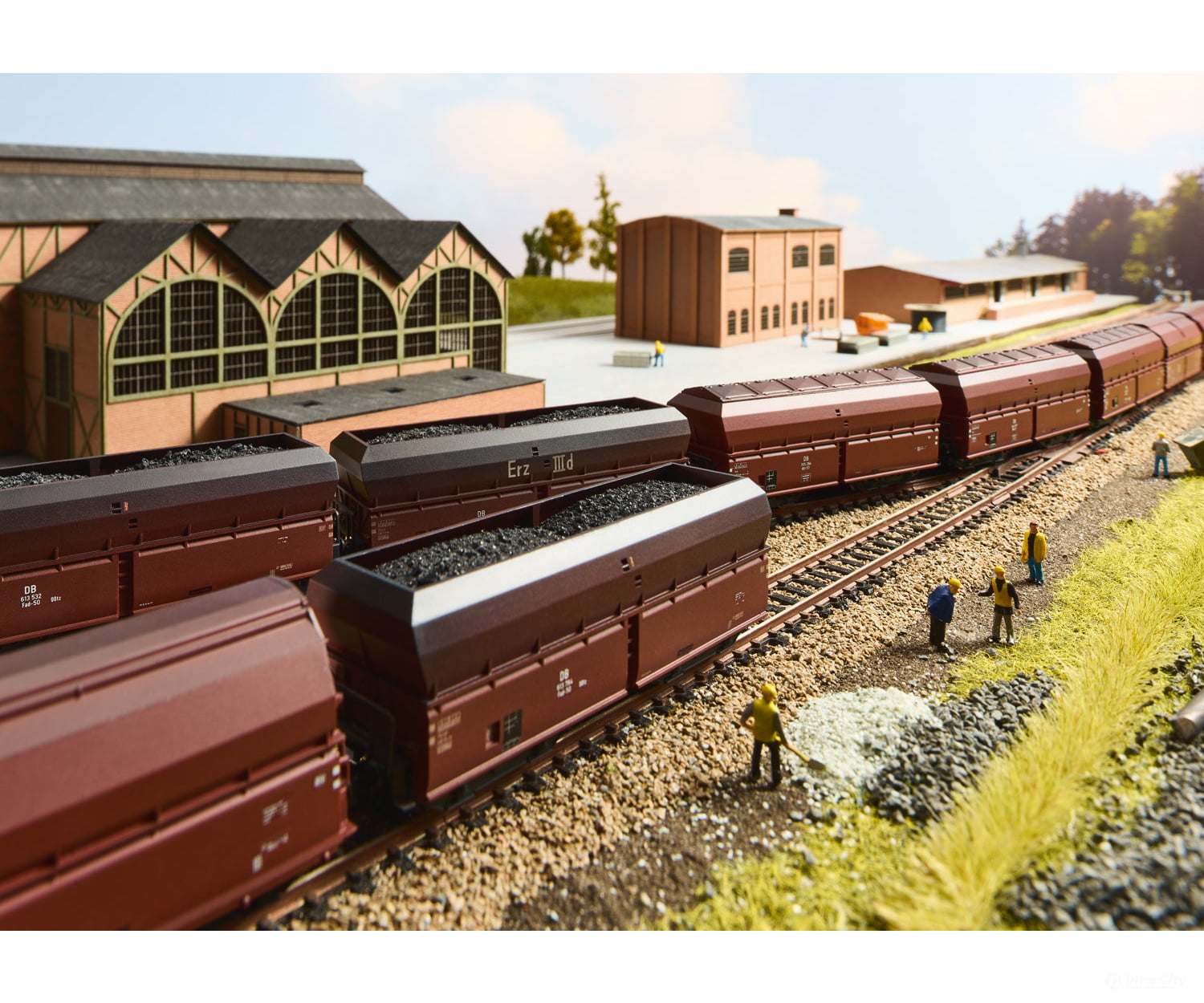 Trix 18268 N Db Coke Transport Freight Car Set Part 1 European Cars
