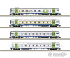 Trix 18293 N ’Golden Pass Line’ Express Train Car Set European Passenger Cars