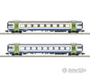 Trix 18294 N ’Golden Pass Line’ Express Train Car Set European Passenger Cars