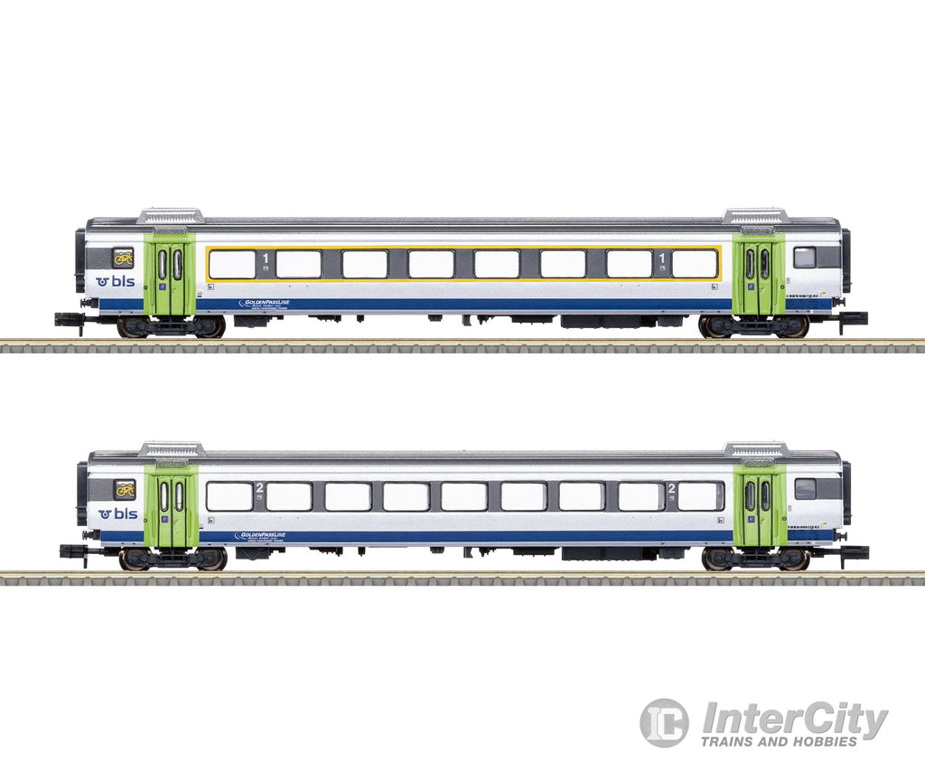 Trix 18294 N ’Golden Pass Line’ Express Train Car Set European Passenger Cars