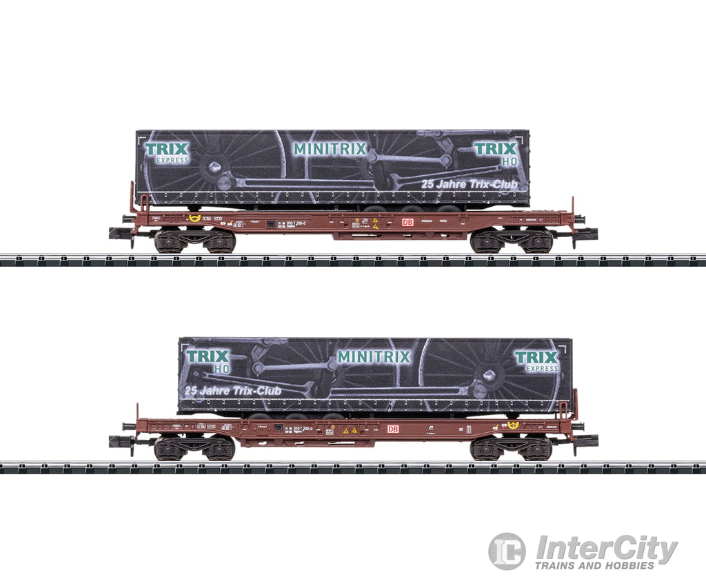 Trix 18525 N Db Ag Club Anniversary Car For Minitrix (Mhi Exclusive Item) European Freight Cars