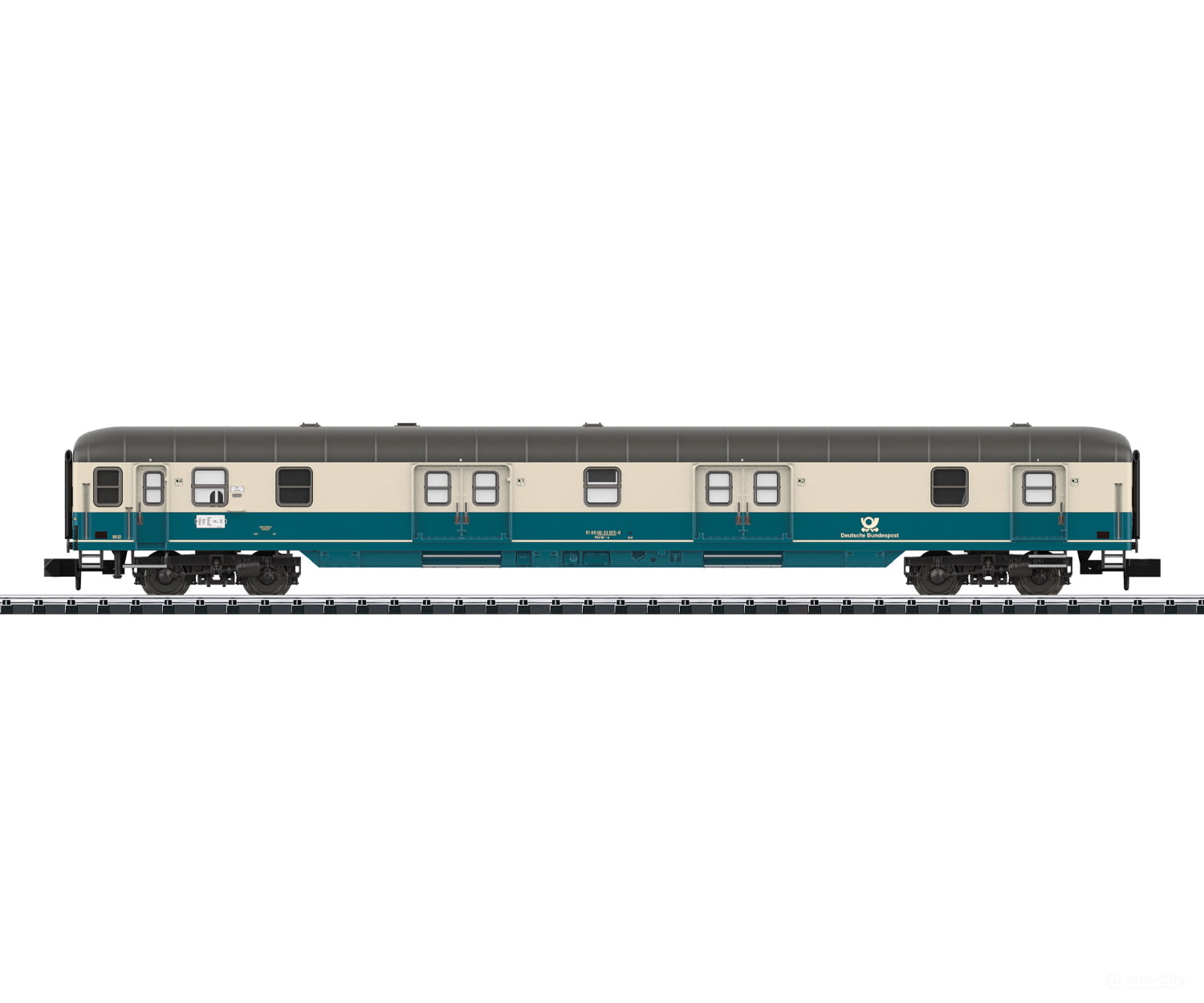 Trix 18580 N ’Deutsche Bundespost’ Mail Car European Freight Cars