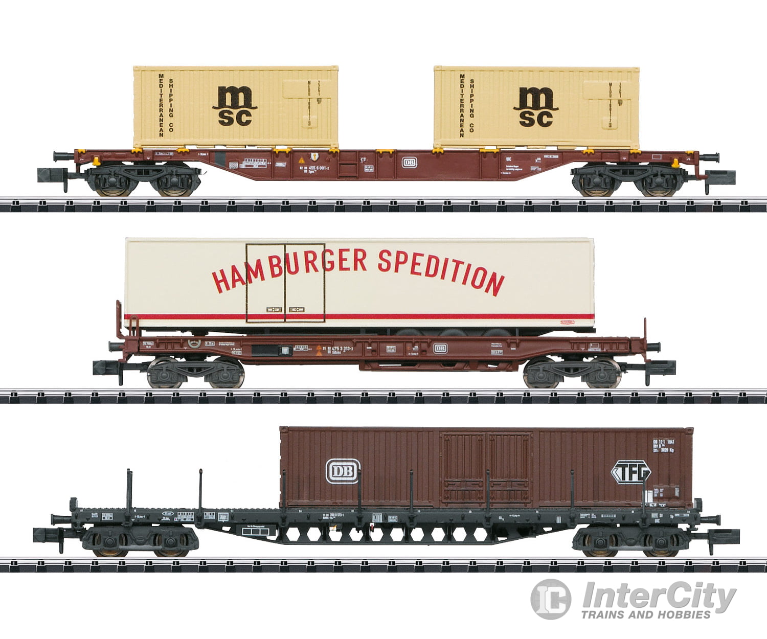 Trix 18702 Container Service Freight Car Set - Default Title (IC-TRIX-18702)