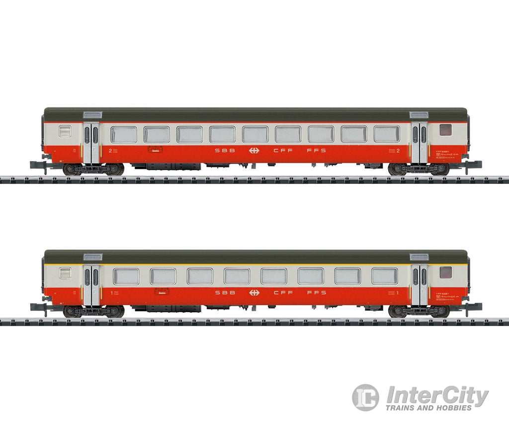 Trix 18721 N Sbb-Cff-Ffs Swiss Express Train Car Set Part 2 European Passenger Cars
