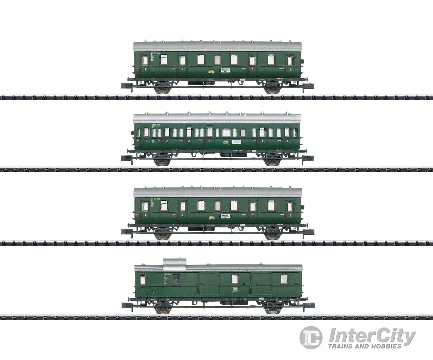 Trix 18724 N Db Commuter Service Around Hamburg Car Set European Passenger Cars