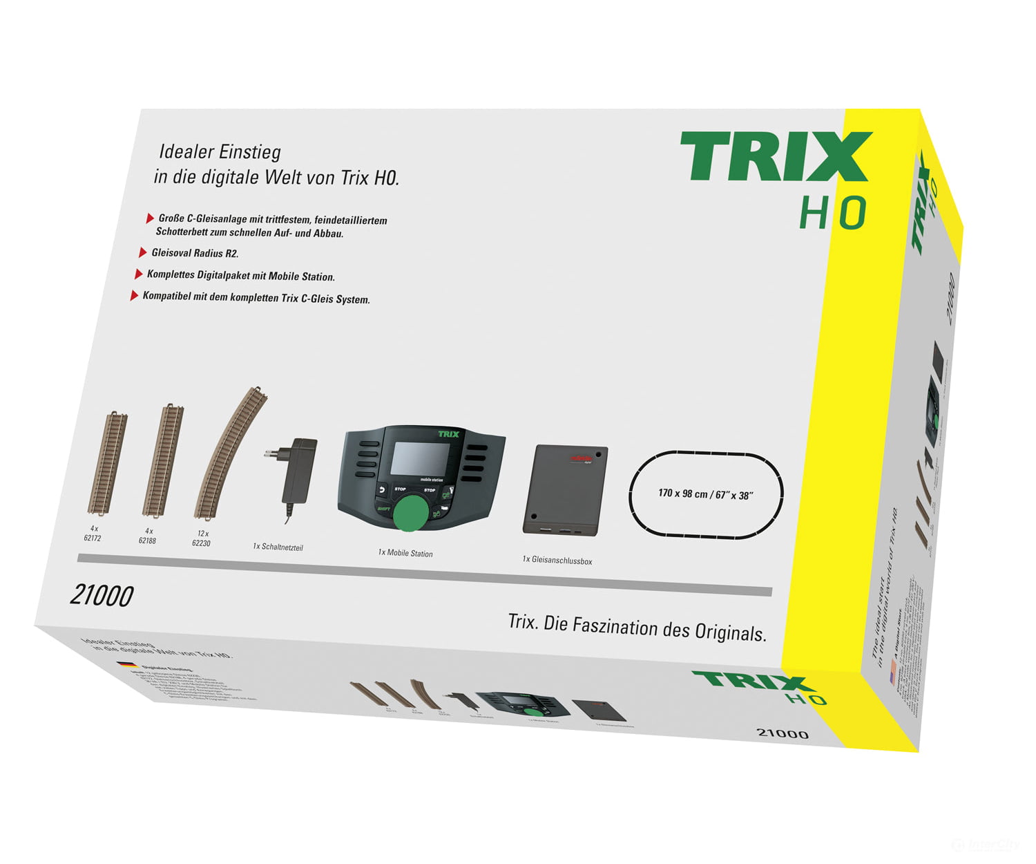 Trix 21000 Ho ’A Digital Start’ Starter Set (2-Rail Dcc Without Trains) & Train Sets