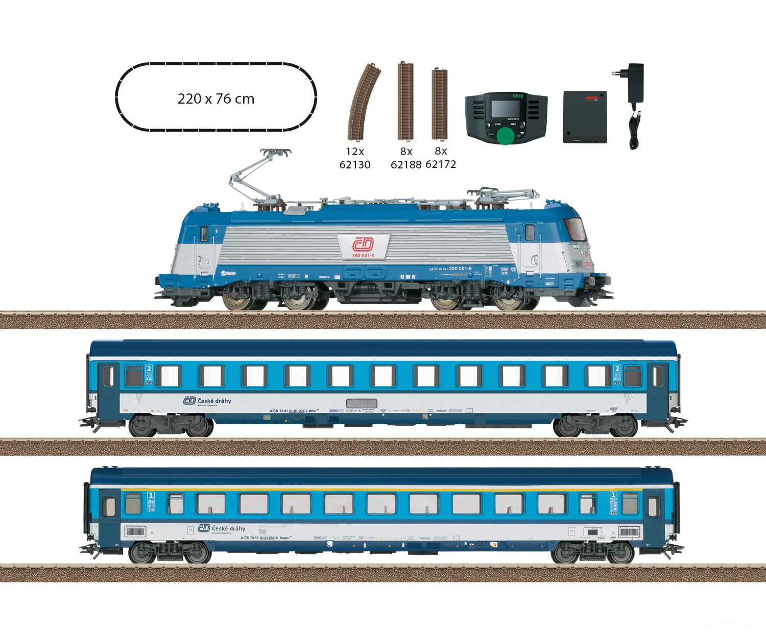 Trix 21505 Ho Cd Passenger Train Starter Set & Sets