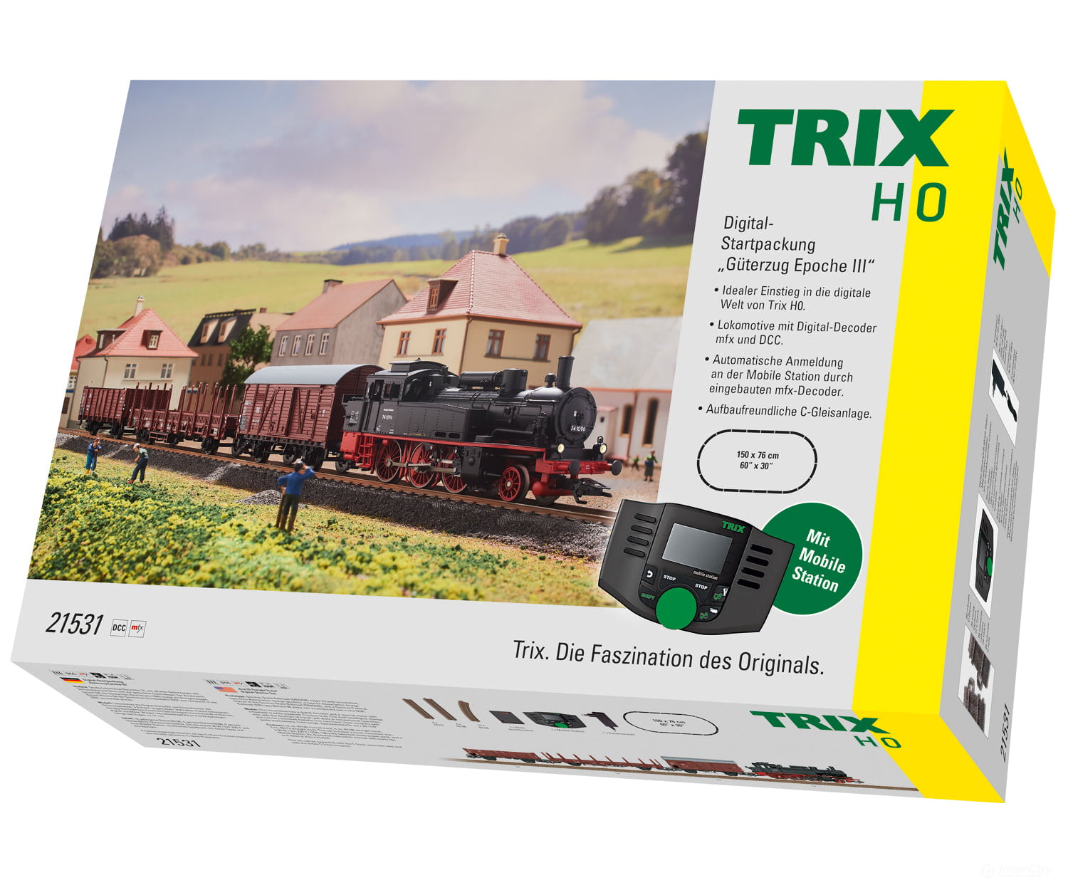 Trix 21531 HO DR ’Era III Freight Train’ Digital Starter Set MFX DCC Starter & Train Sets