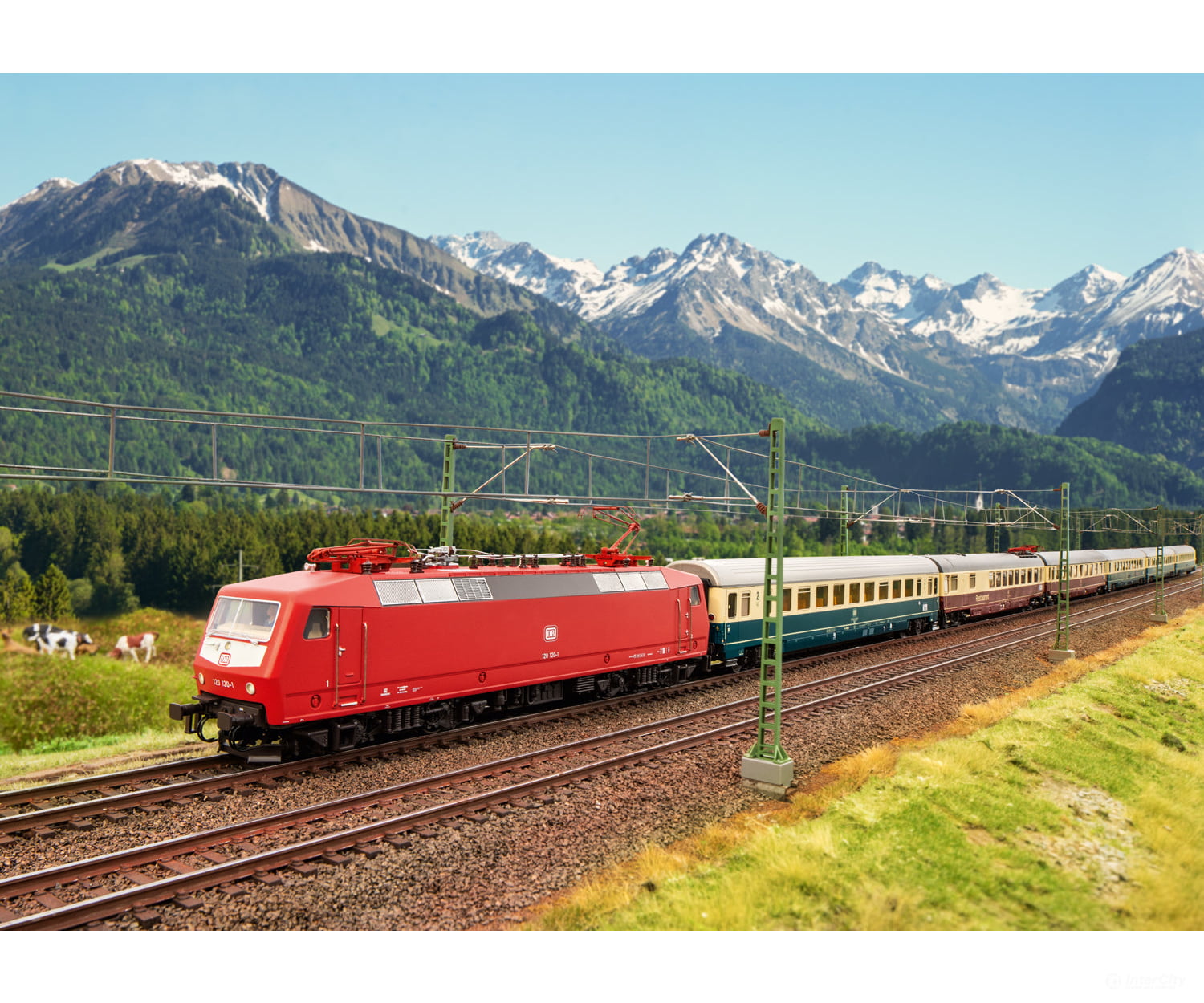 Trix 22198 Ho Db Class 120 Electric Locomotive European Locomotives
