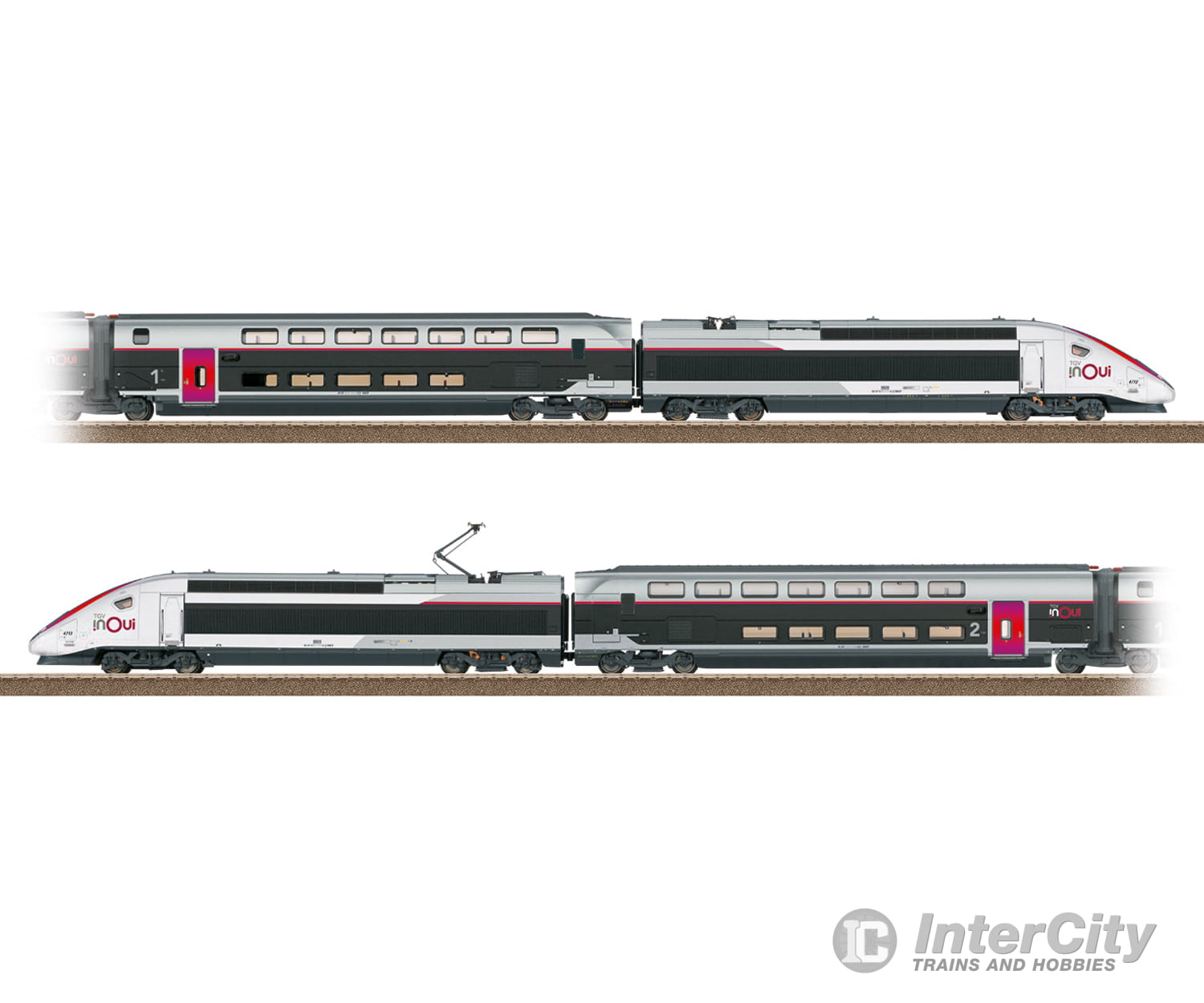 Trix 22482 HO SNCF TGV INOUI High-Speed Train MFX DCC/Sound European Locomotives