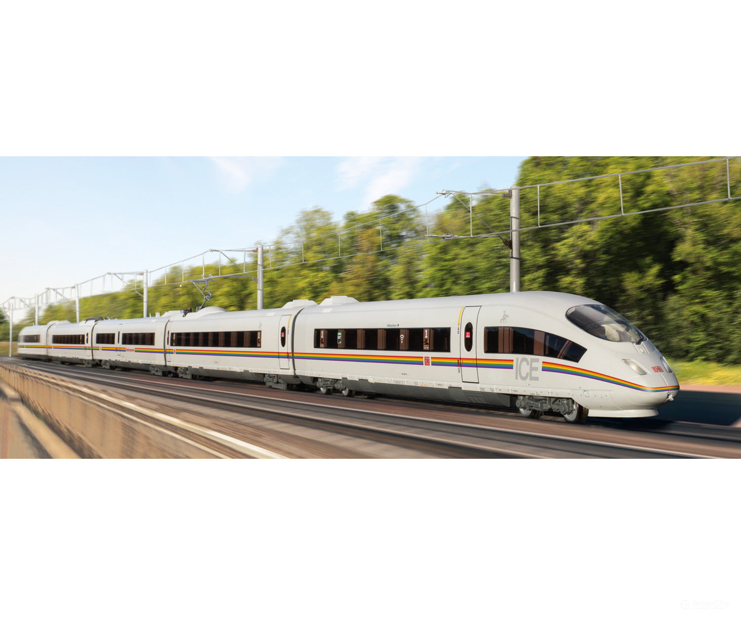 Trix 22784 ICE 3 Powered Rail Car Train, Class 403 railbow - Default Title (IC-TRIX-22784)