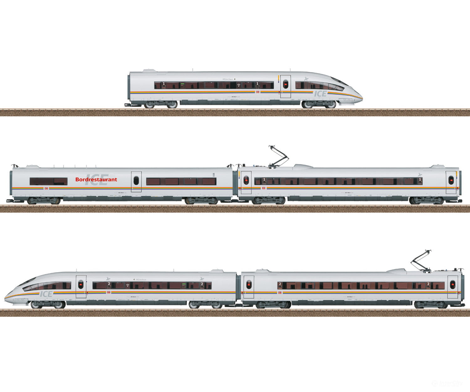 Trix 22784 ICE 3 Powered Rail Car Train, Class 403 railbow - Default Title (IC-TRIX-22784)