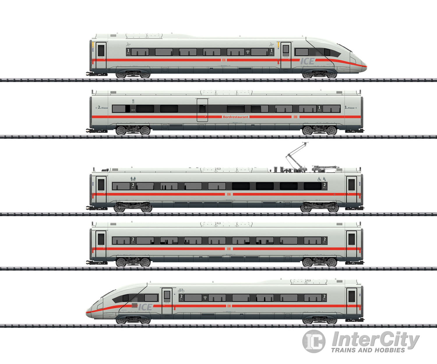 Trix 22971 ICE 4 Class 412/812 Powered Railcar Train - Default Title (IC-TRIX-22971)