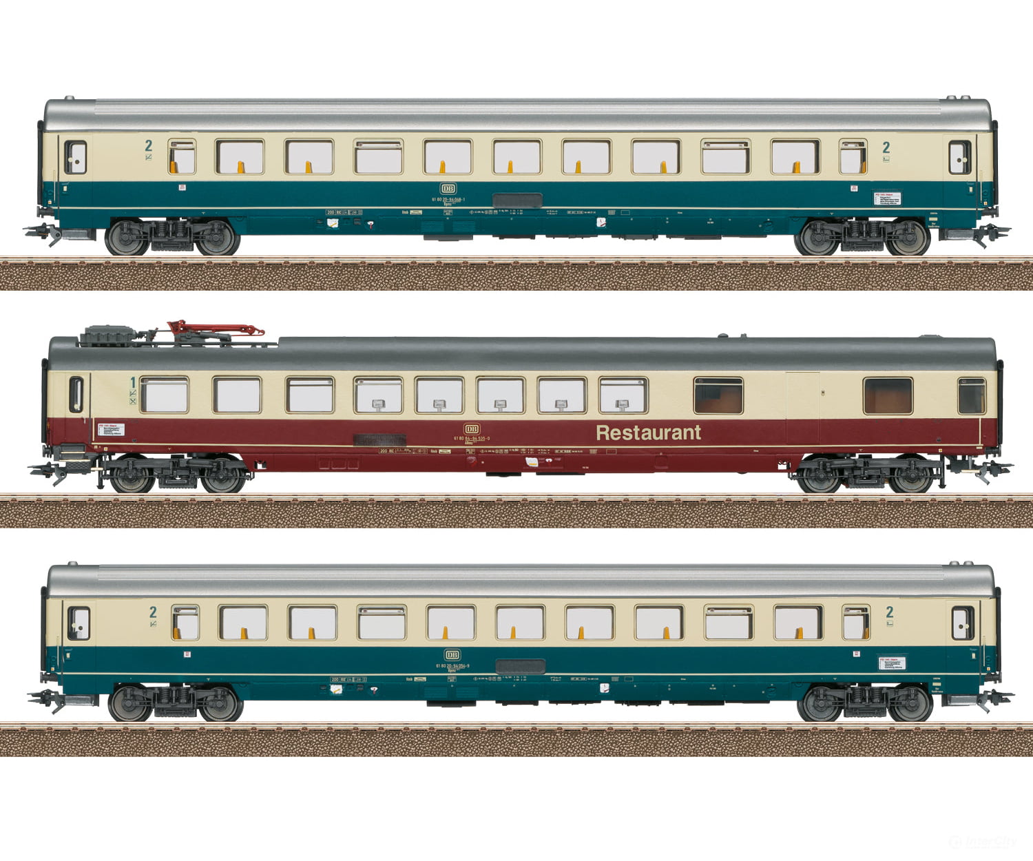 Trix 23142 Ho Db Fd Königssee Passenger Car Set European Cars