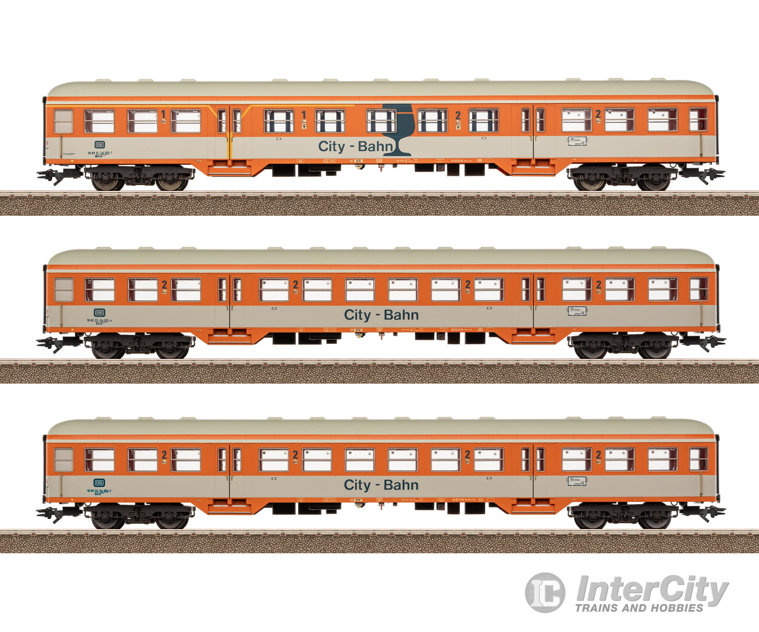 Trix 23234 HO ’City-Bahn’ Passenger Car Set European Passenger Cars