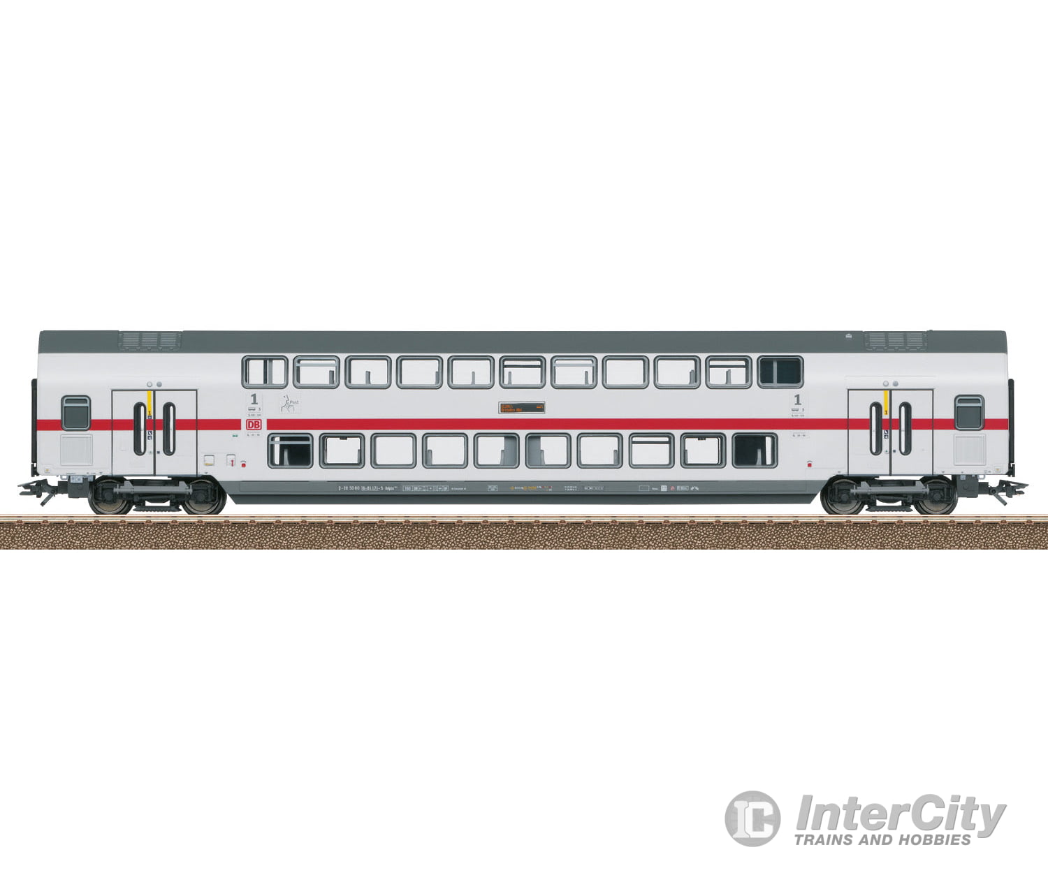 Trix 23253 IC2 Type DApza 687.2 Bi-Level Intermediate Car, 1st Class - Default Title (IC-TRIX-23253)